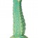 Зелёный фаллоимитатор с чешуйками  Аллигатор  - 22 см. от Erasexa